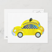 Carte Postale Taxi (Devant / Derrière)