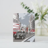 Carte Postale Taxi à Londres (Debout devant)