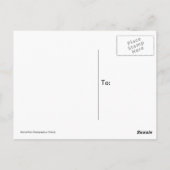 Carte Postale Taxi : Arrière - plan B&W (Dos)