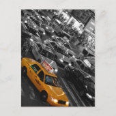 Carte Postale Taxi : Arrière - plan B&W (Devant)