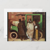 Carte Postale Taxi Cab, vers 1908-10 (Devant / Derrière)