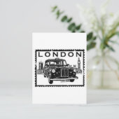 Carte Postale Taxi de Londres (Debout devant)