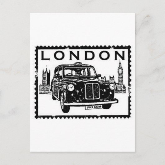 Carte Postale Taxi de Londres (Devant)