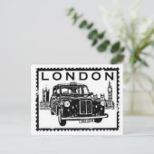Carte Postale Taxi de Londres (Debout devant)