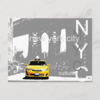 Taxi Jaune Pont De Brooklyn Nyc New York City