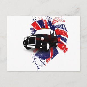 Carte Postale Taxi londonien
