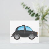 Carte Postale Taxi noir (Debout devant)
