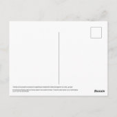 Carte Postale Taxi parisien dans la pluie (Dos)