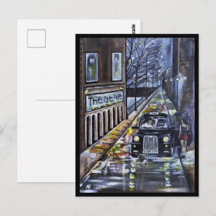 Carte Postale Taxi pour Kate Peinture d'Alfred Fox