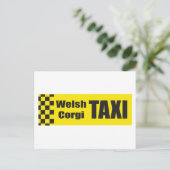 Carte Postale Taxi Welsh Corgi (Debout devant)