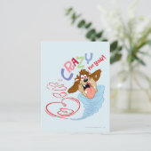 Carte Postale TAZ™ Crazy pour vous ! (Debout devant)