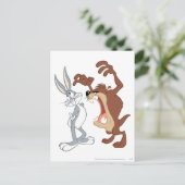 Carte Postale TAZ™ et BUGS BUNNY™ ne sont même pas à la pointe - (Debout devant)