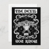Carte Postale TAZ™ Le Diable que vous connaissez (Devant / Derrière)