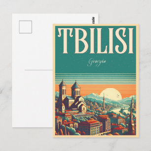 Carte Postale Tbilissi capitale de la Géorgie, cadeaux souvenirs