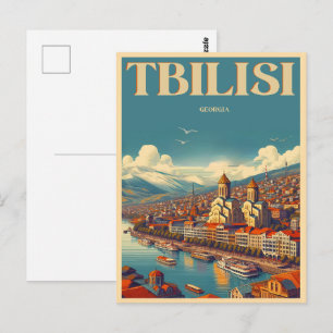 Carte Postale Tbilissi capitale de la Géorgie, cadeaux souvenirs