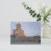 Carte Postale Tbilissi Georgia Cityscape Sameba Architecture (Debout devant)