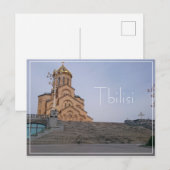 Carte Postale Tbilissi Georgia Cityscape Sameba Architecture (Devant / Derrière)
