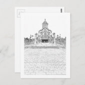 Carte Postale Tbilissi Georgia Cityscape Sameba Architecture (Devant / Derrière)