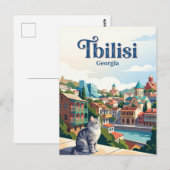 Carte Postale Tbilissi Géorgie (Devant / Derrière)