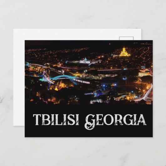 Carte Postale Tbilissi Géorgie (Devant / Derrière)