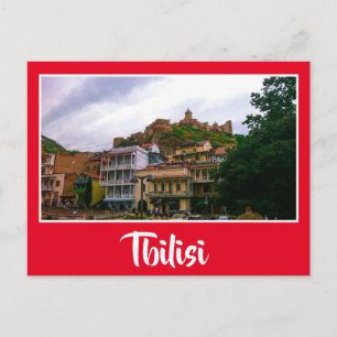 Carte Postale Tbilissi Géorgie Paysage Urbain Rue Architecture