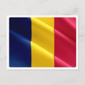 Carte Postale Tchad - Drapeau d'agitation - (Devant)