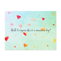 Te comparerai-je à un jour d’été? Sonnet 18