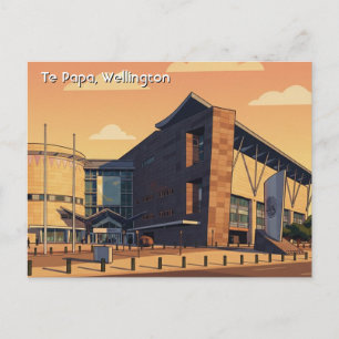 Carte postale Te Papa Wellington Nouvelle-Zélande