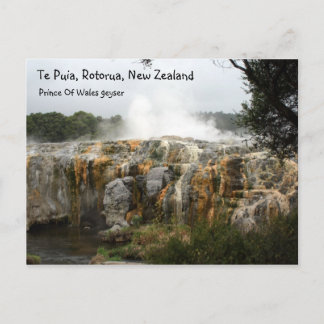 Carte Postale Te Puia, Rotorua, Nouvelle-Zélande