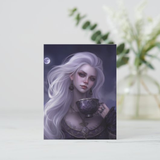 Carte postale Tea clair de lune (Debout devant)