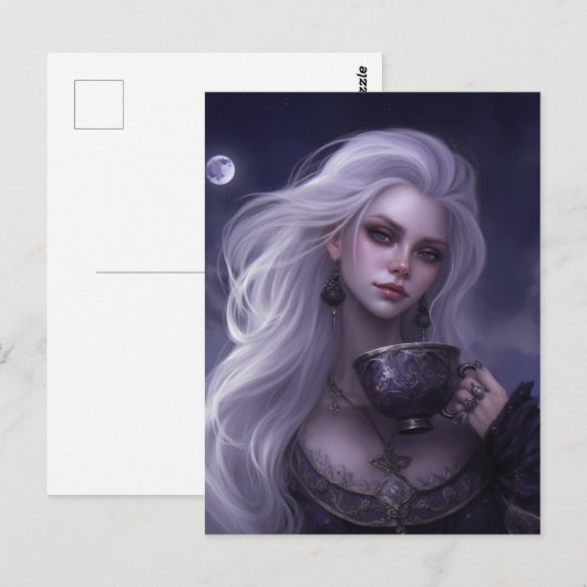 Carte postale Tea clair de lune (Devant / Derrière)