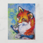 Carte Postale Tea Fox (Devant)