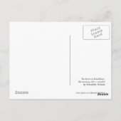 Carte Postale Tea house à Koishikawa (par Hokusai) (Dos)