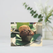 Carte Postale Tea Muffin Snacks (Debout devant)
