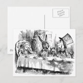 Carte Postale Tea Parties & Folie (Devant / Derrière)
