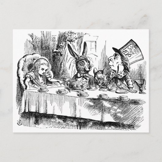 Carte Postale Tea Parties & Folie (Devant)