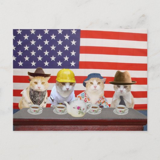 Carte Postale Tea Party (Devant)