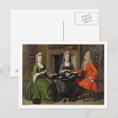 Carte Postale Tea party (Devant / Derrière)
