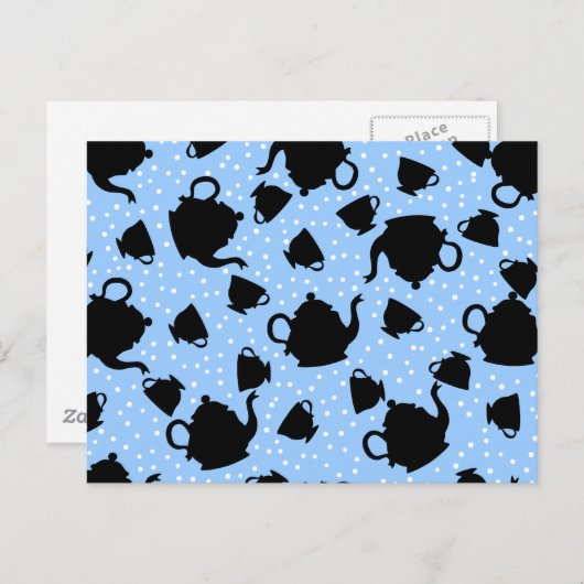 Carte Postale Tea Party (Devant / Derrière)