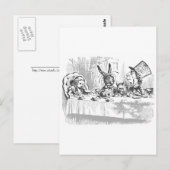 Carte Postale Tea Party de Mad Hatter (Devant / Derrière)