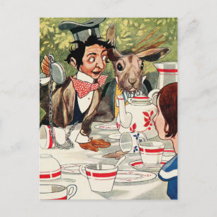 Carte Postale Tea Party de Mad Hatter