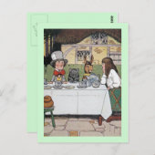 Carte Postale Tea Party de Mad Hatter (Devant / Derrière)
