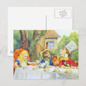 Carte Postale Tea Party en couleur complète (Devant / Derrière)
