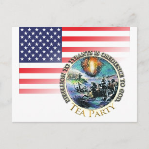 Carte postale Tea Party Rebellion