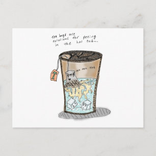 Carte Postale Tea Pee