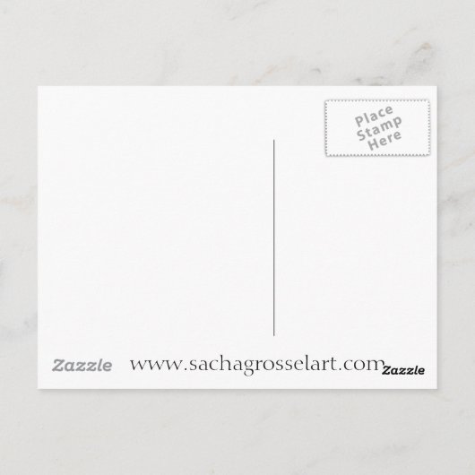 Carte Postale Tea Rose de l'aquarelle originale (Dos)