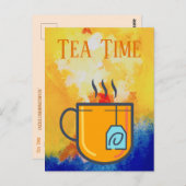 Carte postale Tea Time (Devant / Derrière)