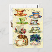 Carte Postale Tea-Time (Devant / Derrière)