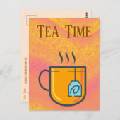 Carte postale Tea Time (Devant / Derrière)