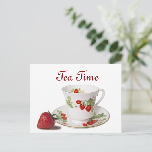 Carte postale Tea Time (Debout devant)